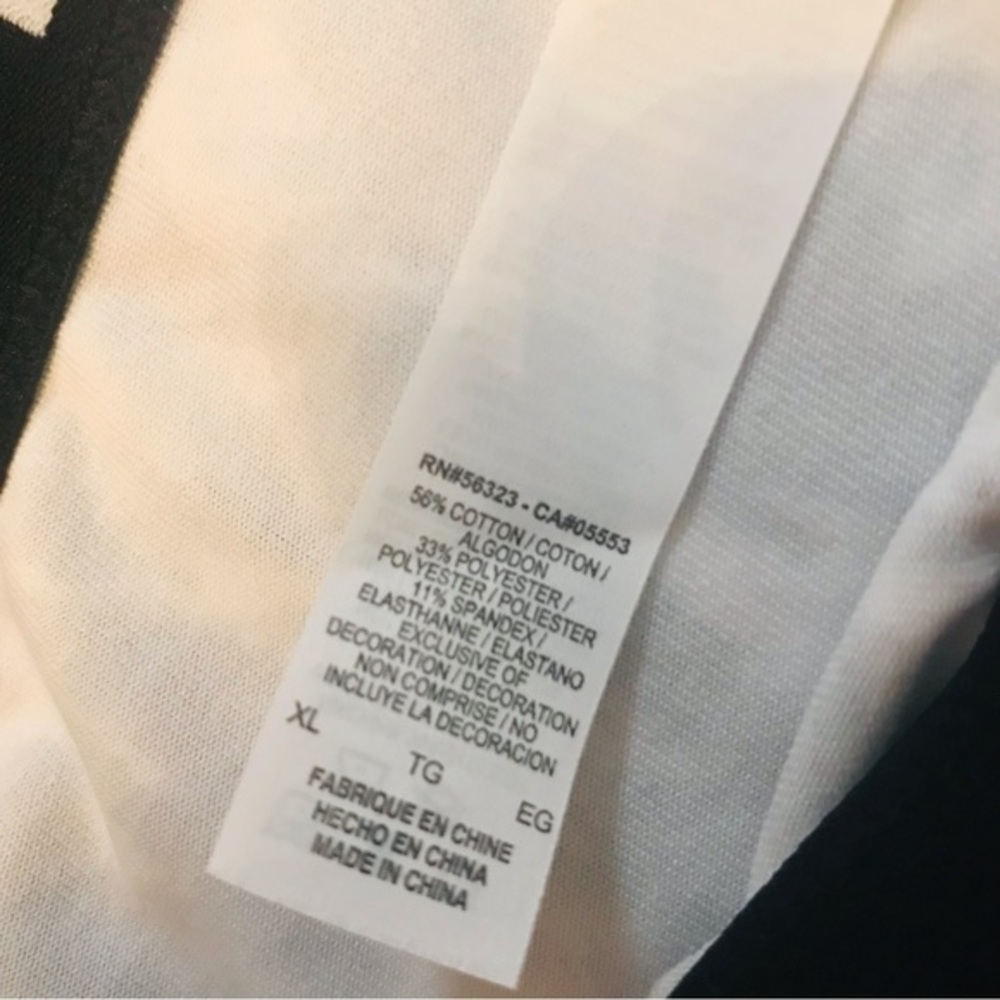 Nike Leg-A-See Mish Mash Leggings Black White Mishmash Print Tights Size XL - Picture 10 of 10